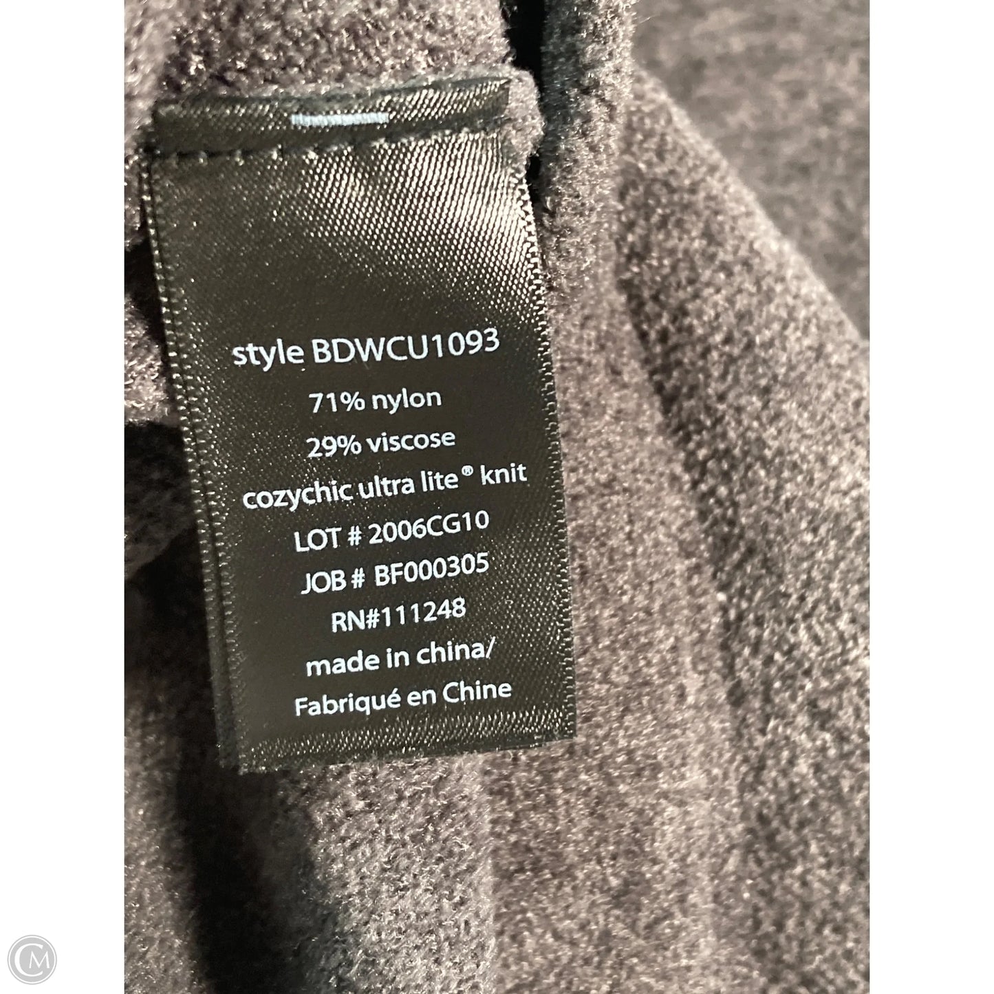 Sweatshirt Hoodie By Barefoot Dreams In Grey, Size: S