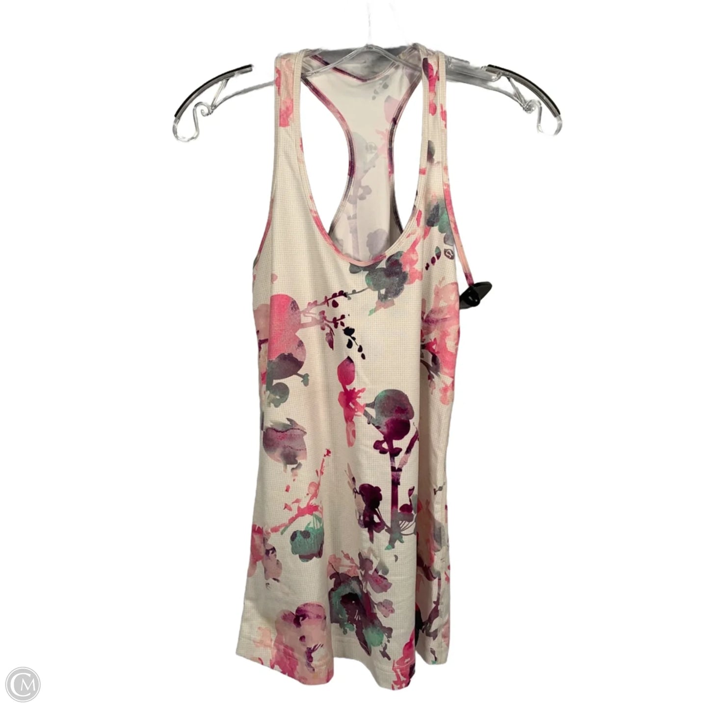 Athletic Tank Top By Lululemon In Floral Print, Size: Xs