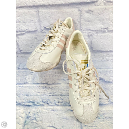 Shoes Sneakers By Adidas In Cream & Pink, Size: 7