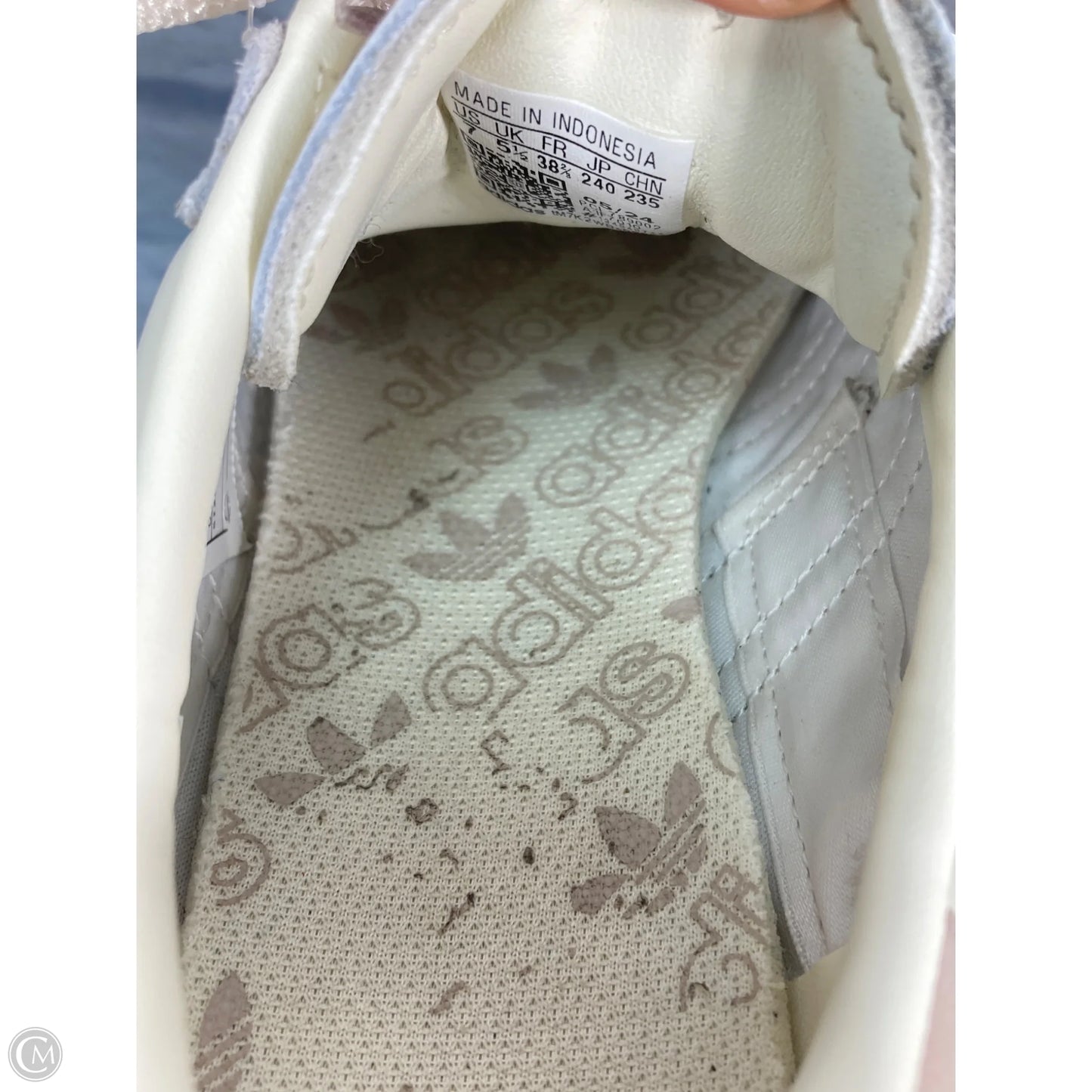 Shoes Sneakers By Adidas In Cream & Pink, Size: 7