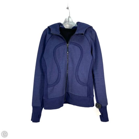 Athletic Jacket By Lululemon In Blue, Size: M