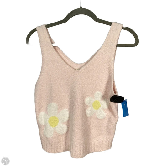Top Sleeveless Designer By Ugg In Pink, Size: M
