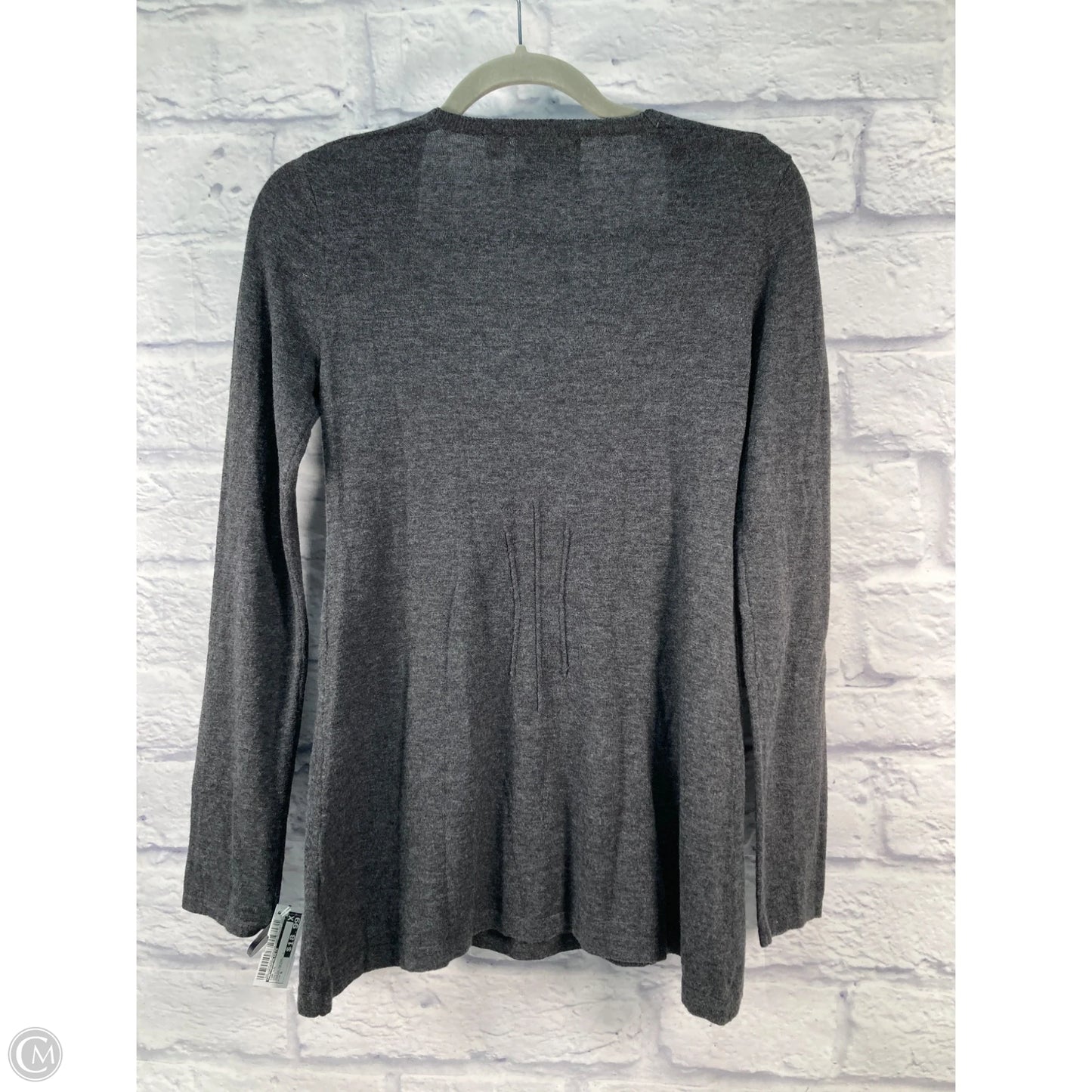 Top Long Sleeve By Anthropologie In Grey, Size: S