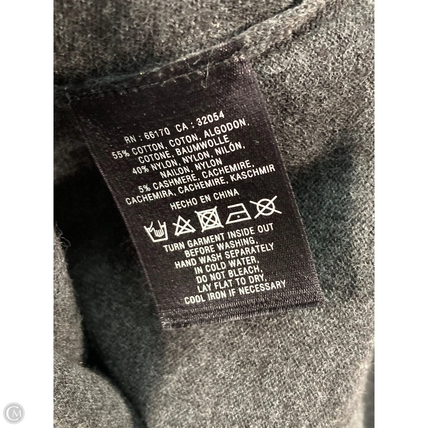 Top Long Sleeve By Anthropologie In Grey, Size: S