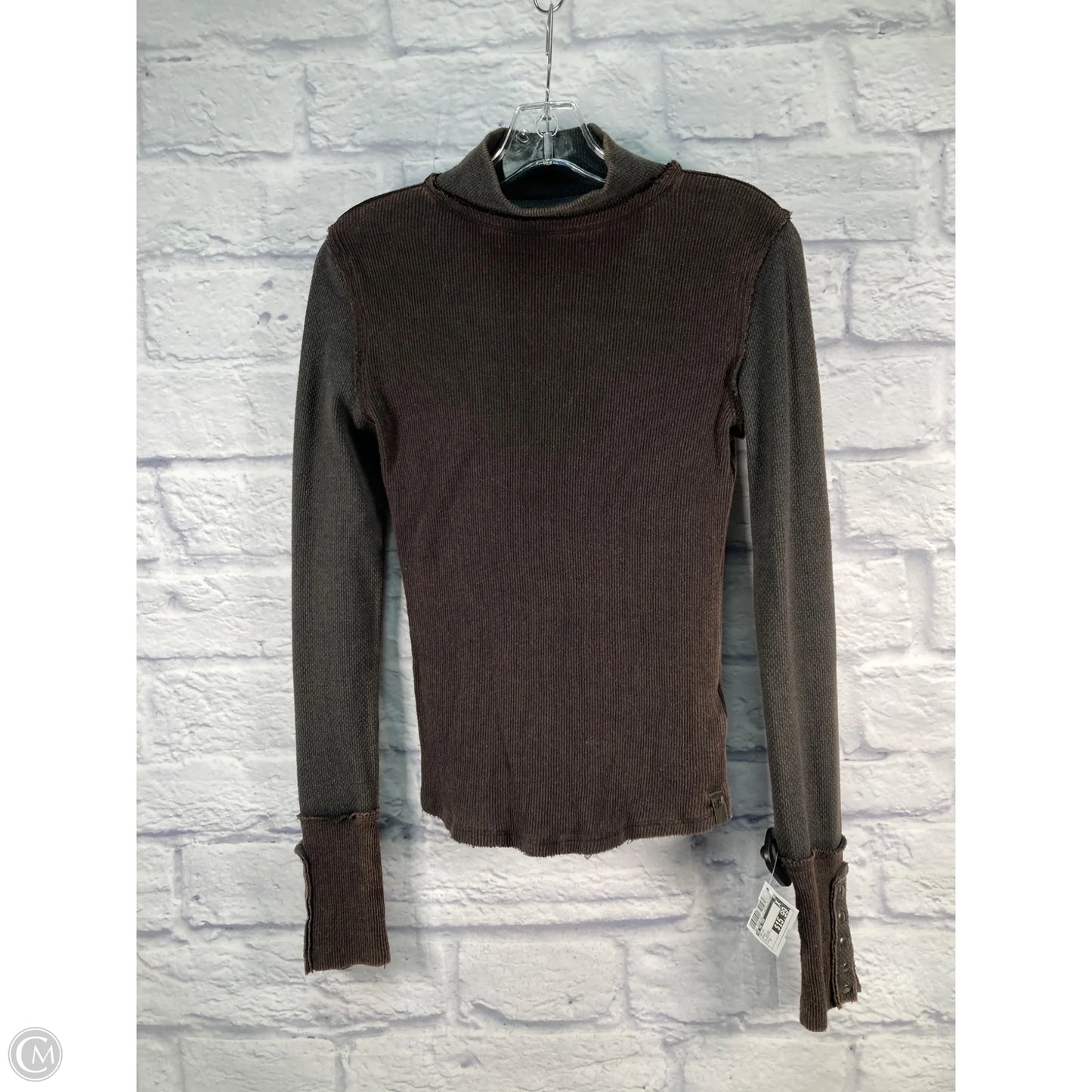 Top Long Sleeve By We The Free In Brown, Size: S