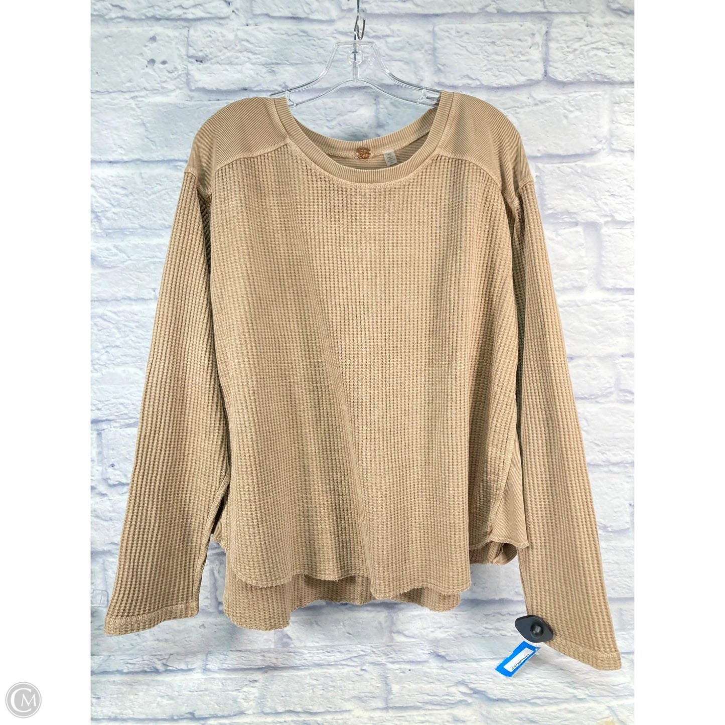 Top Long Sleeve By Free People In Brown, Size: S