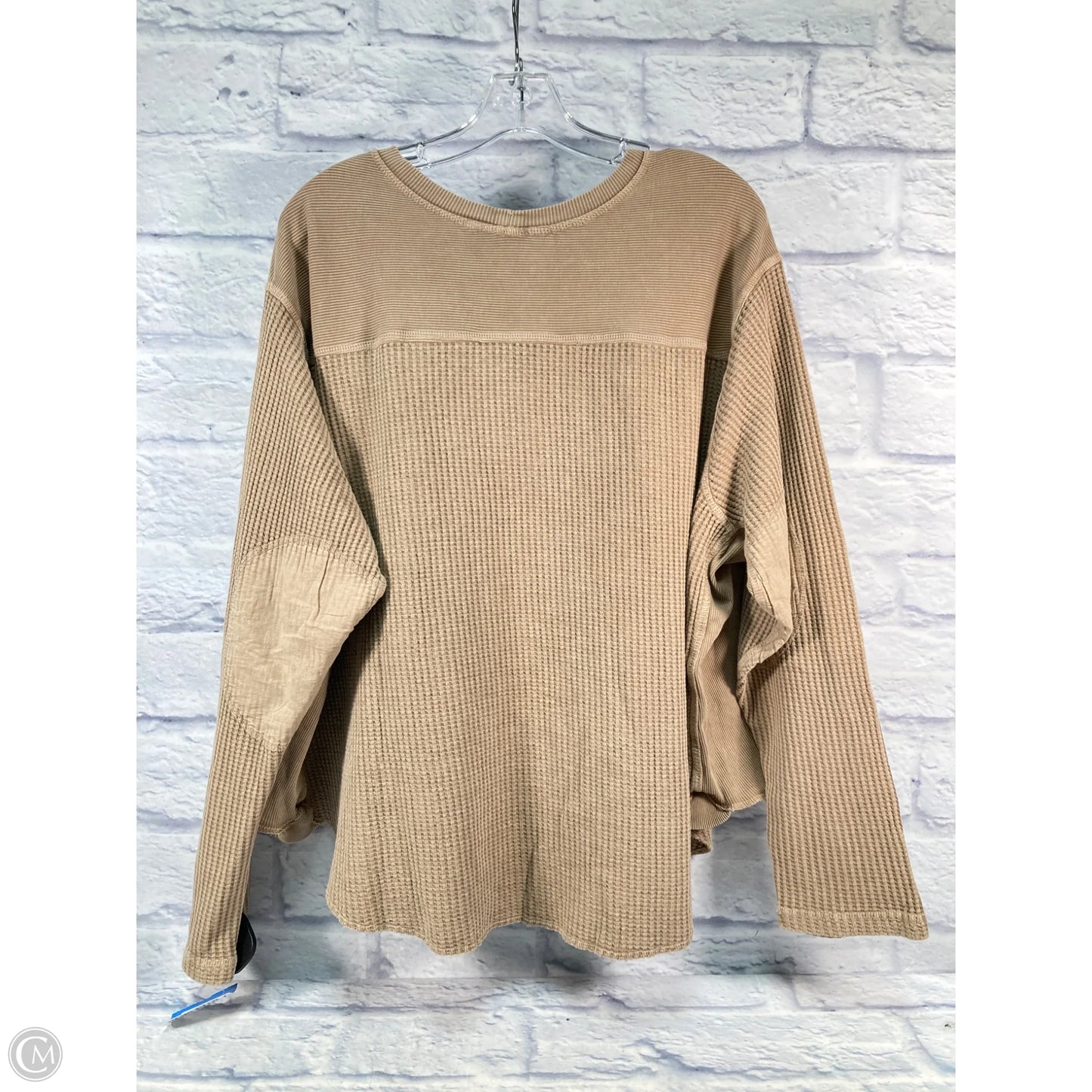 Top Long Sleeve By Free People In Brown, Size: S