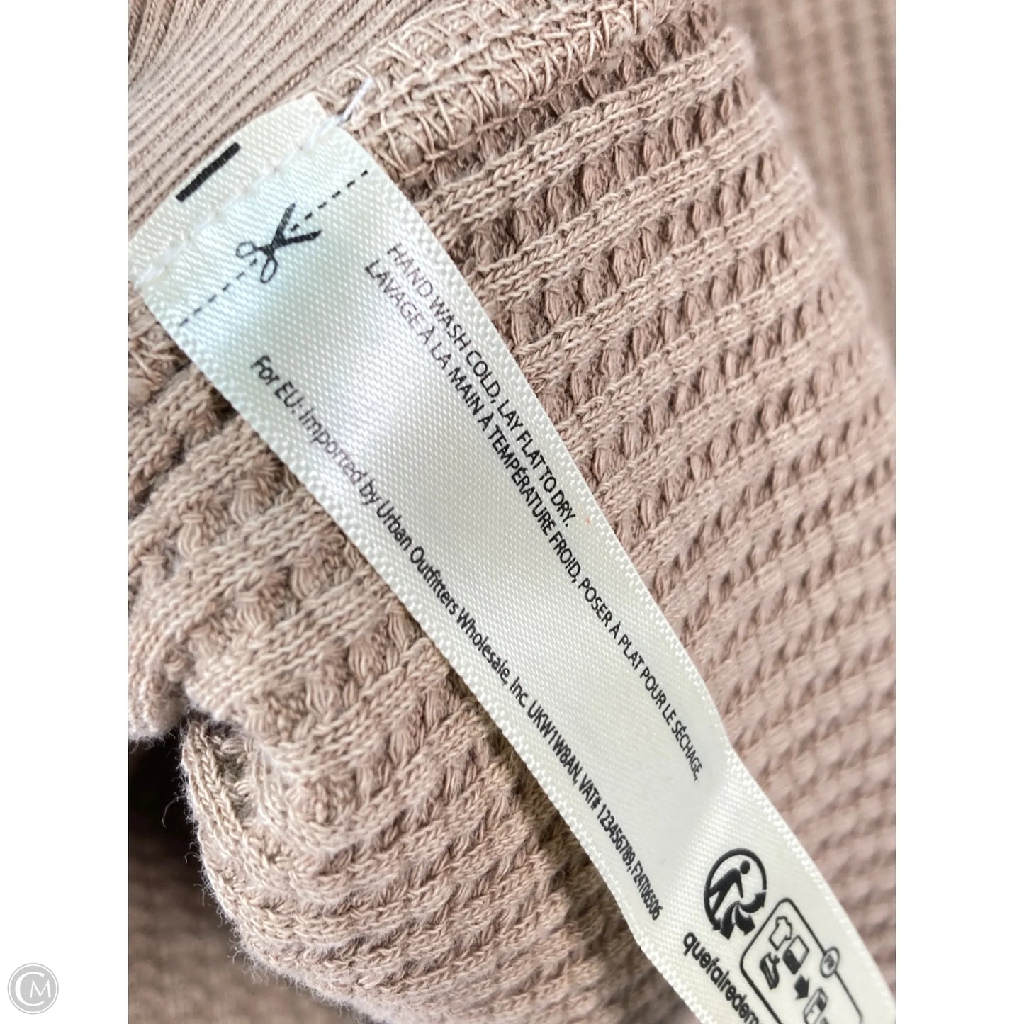 Top Long Sleeve By Free People In Brown, Size: S