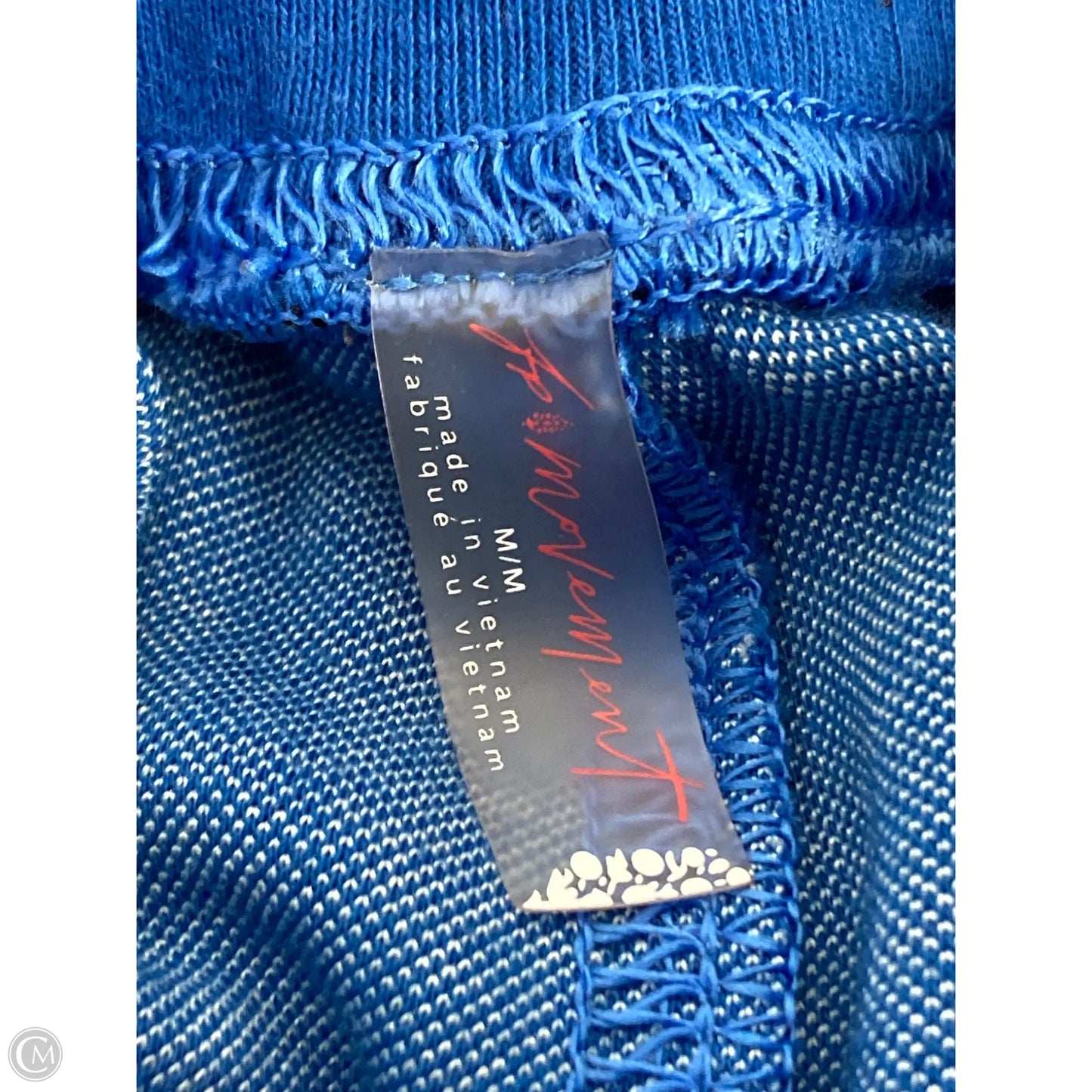 Athletic Pants By Free People In Blue & White, Size: M