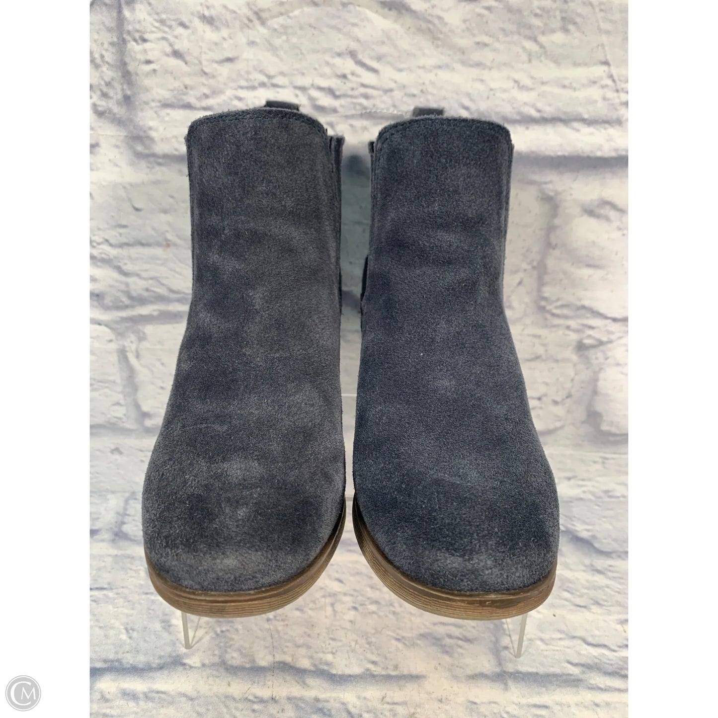 Boots Ankle Heels By Sofft In Blue, Size: 6.5