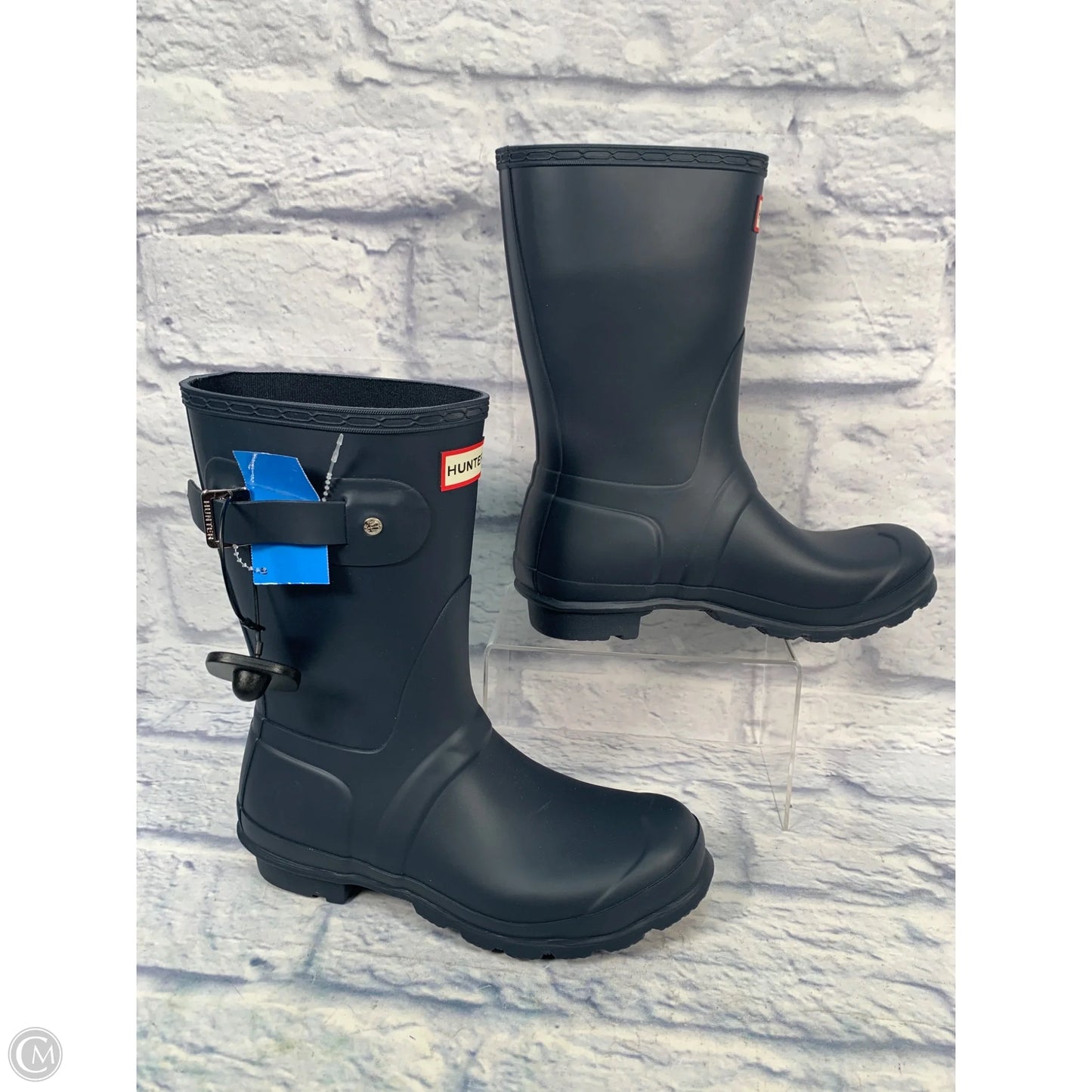 Boots Rain By Hunter In Blue, Size: 7