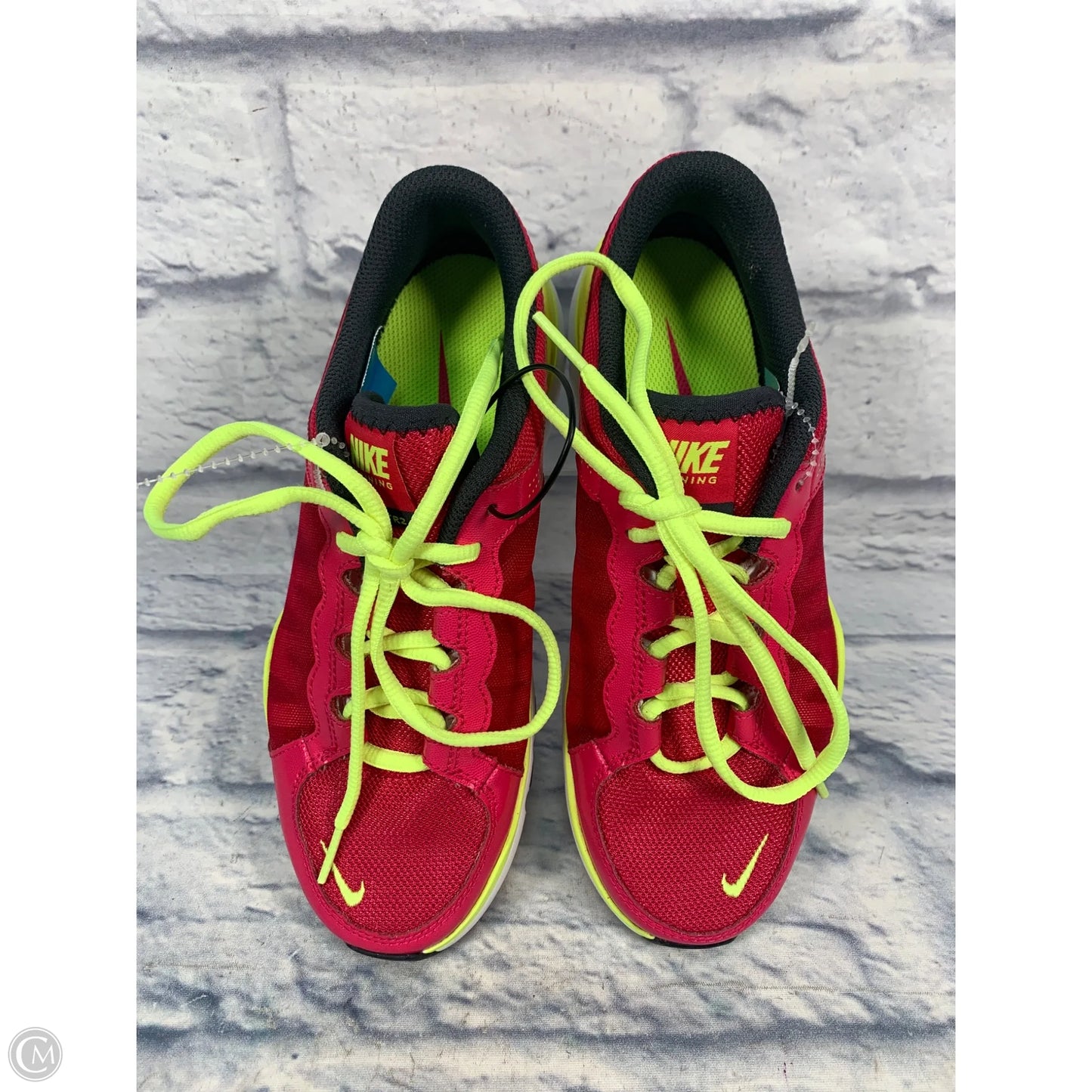 Shoes Athletic By Nike In Green & Pink, Size: 7