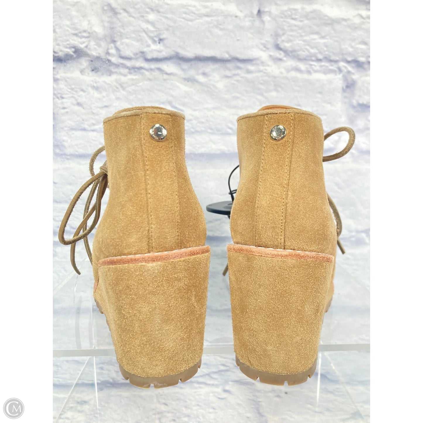 Boots Designer By Coach In Brown, Size: 7