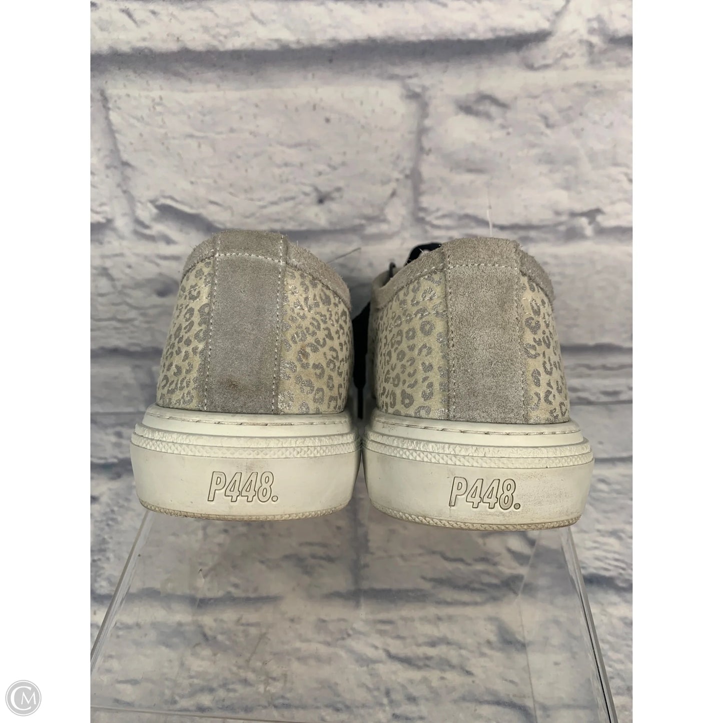 Shoes Sneakers By P448 In Grey, Size: 8.5