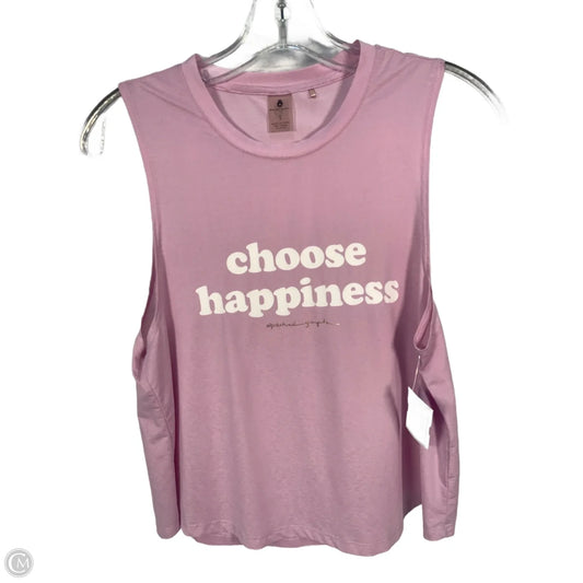 Athletic Tank Top By Spiritual Gangster In Purple, Size: S