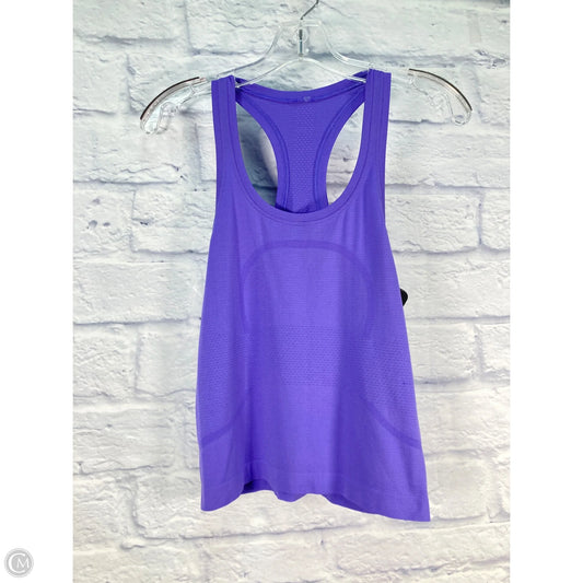 Athletic Tank Top By Lululemon In Purple, Size: S