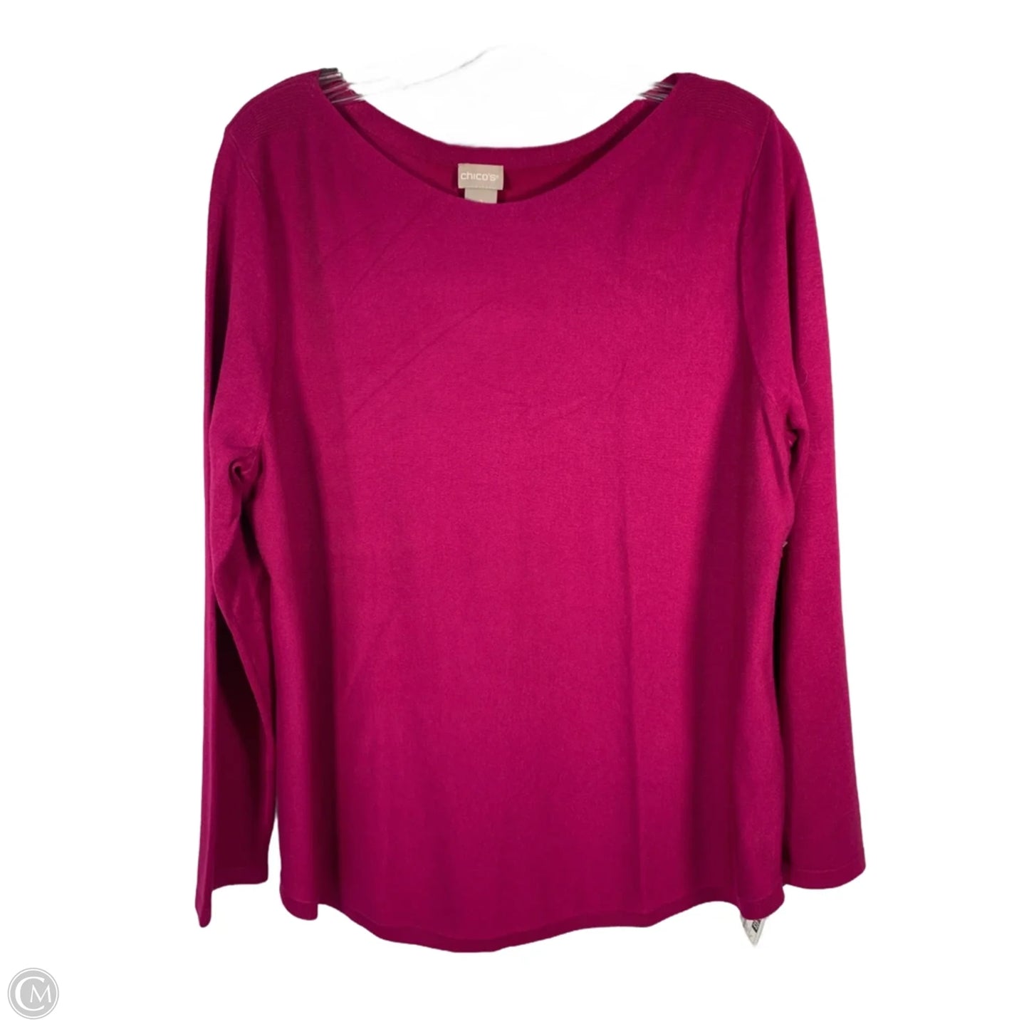 Sweater By Chicos In Purple, Size: L