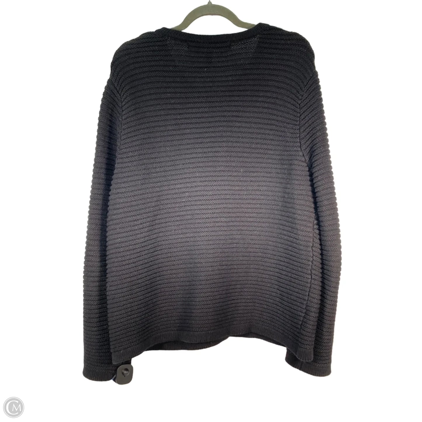 Sweater Cardigan By Kerri Rosenthal In Black, Size: Xl