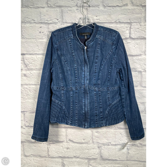 Jacket Denim By White House Black Market In Blue Denim, Size: L