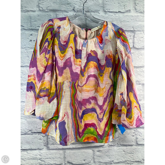 Blouse 3/4 Sleeve By Marie Oliver In Multi-colored, Size: S
