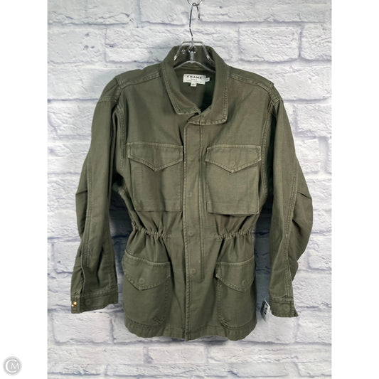 Jacket Utility By Frame In Green, Size: Xs