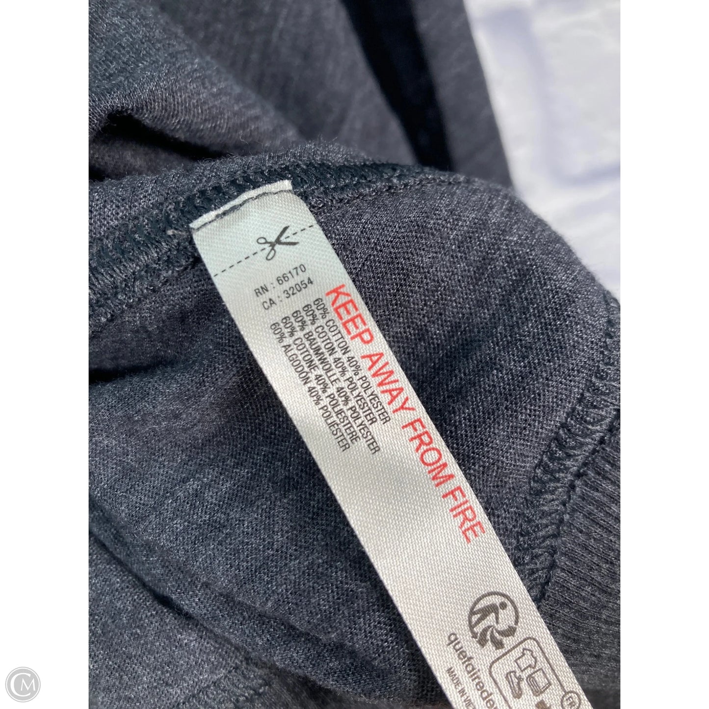 Athletic Top Long Sleeve Crewneck By Free People In Grey, Size: S