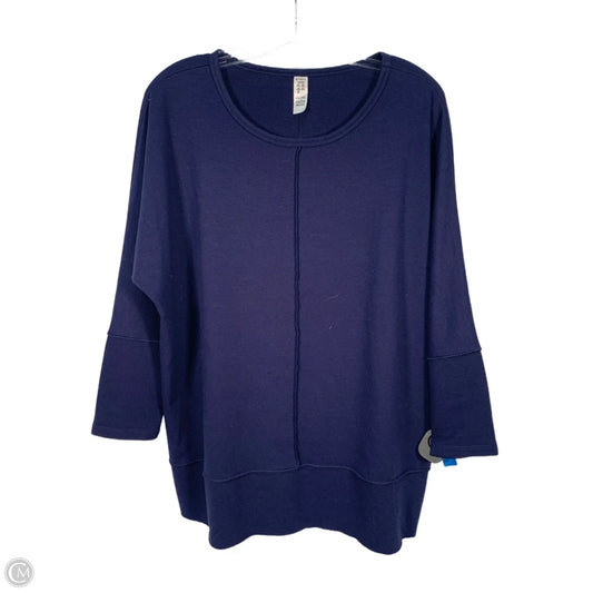 Top Long Sleeve By Spanx In Blue, Size: M