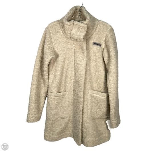 Coat Faux Fur & Sherpa By Columbia In Tan, Size: Xs