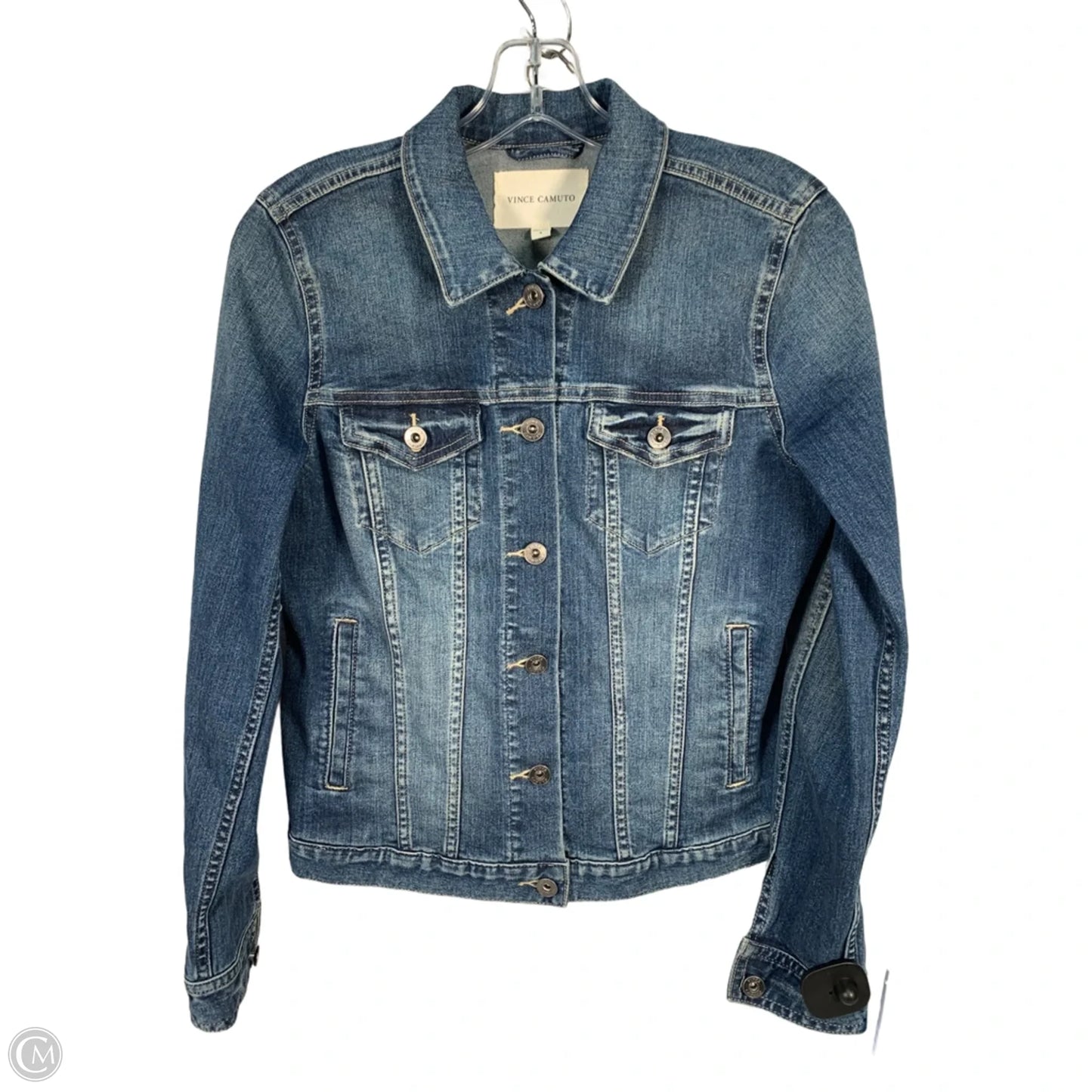 Jacket Denim By Vince Camuto In Blue Denim, Size: S