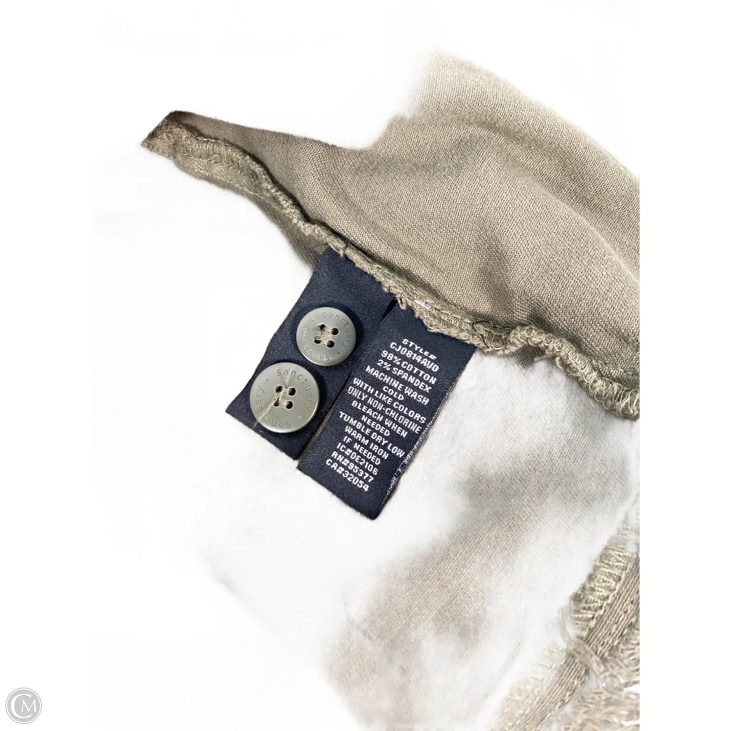 Jacket Denim By Anthropologie In Green Denim, Size: M