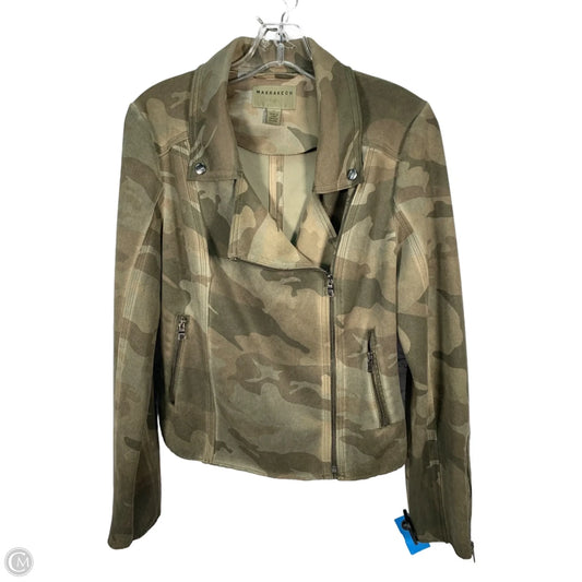 Jacket Moto By Marrakech In Camouflage Print, Size: M