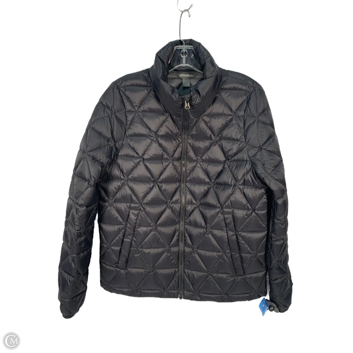 Jacket Puffer & Quilted By Eddie Bauer In Black, Size: M