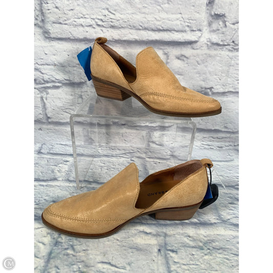 Boots Ankle Heels By Lucky Brand In Tan, Size: 6.5