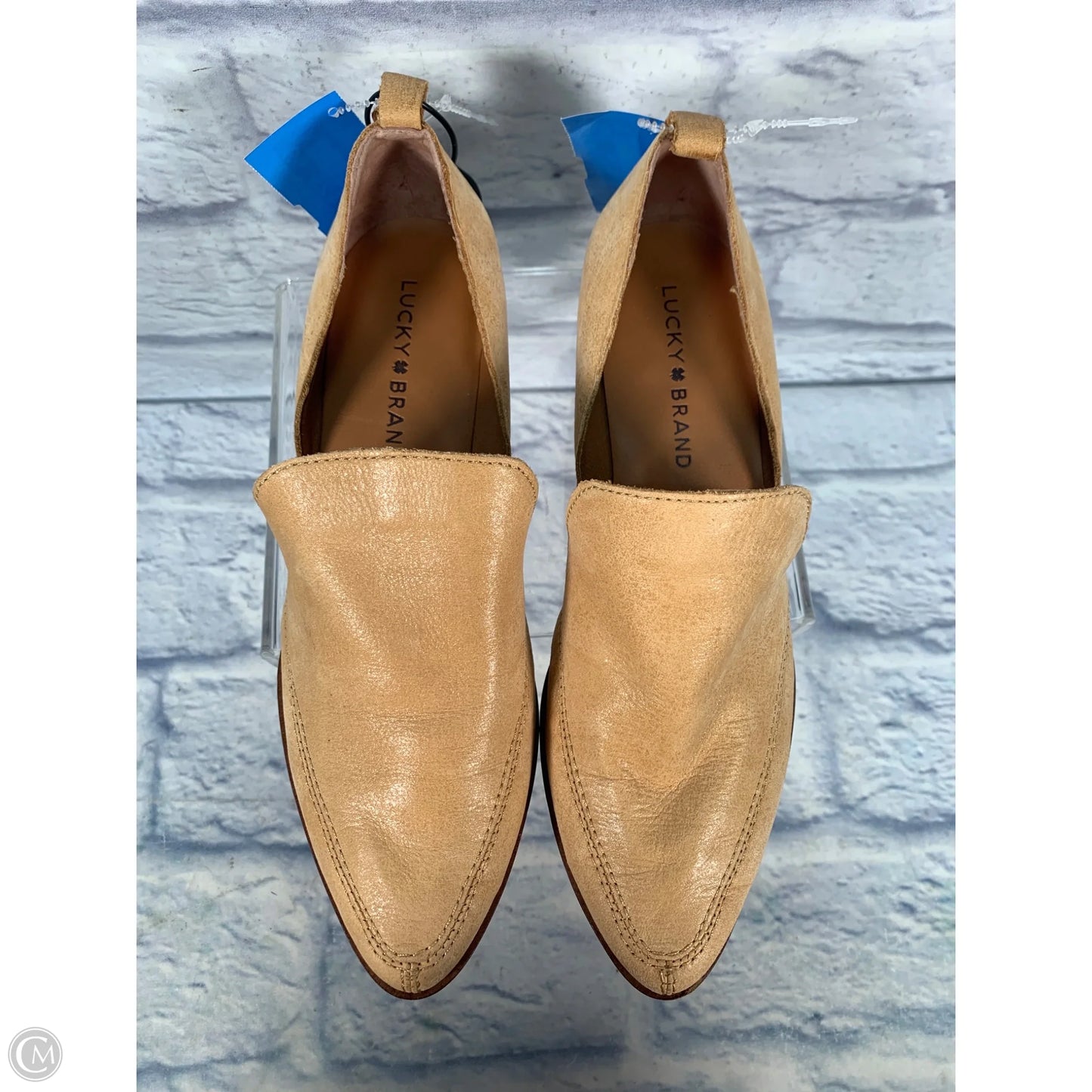 Boots Ankle Heels By Lucky Brand In Tan, Size: 6.5