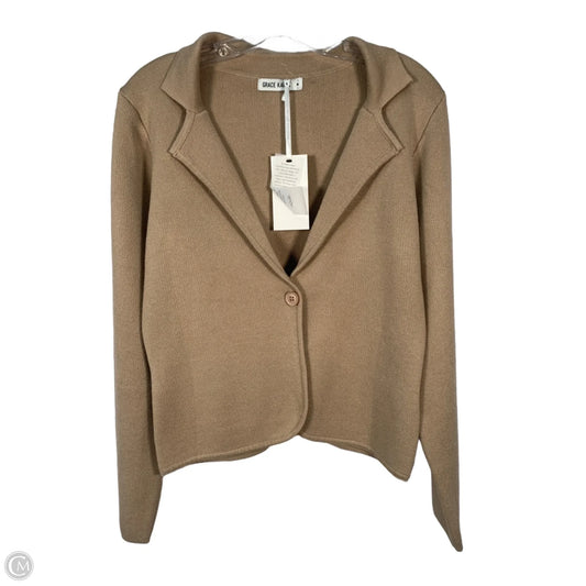 Blazer By Grace Karin In Brown, Size: M