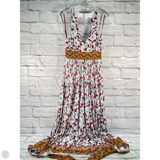 Dress Casual Maxi By Maeve In Multi-colored, Size: Mp