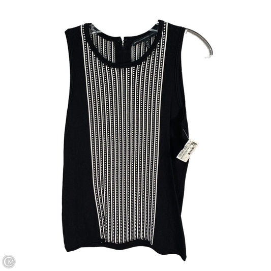 Top Sleeveless By White House Black Market In Black & White, Size: Xs