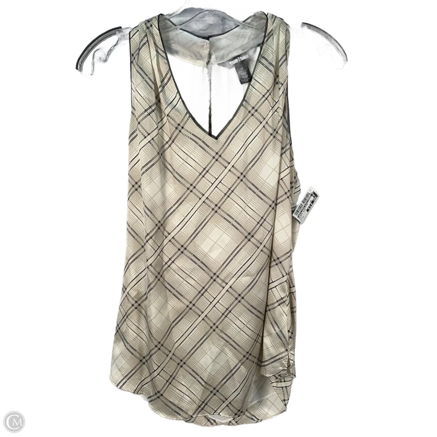 Blouse Sleeveless By White House Black Market In Black & Brown, Size: S