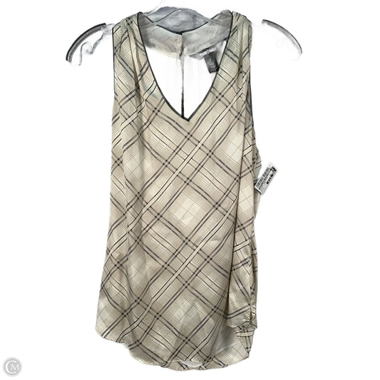 Blouse Sleeveless By White House Black Market In Black & Brown, Size: S