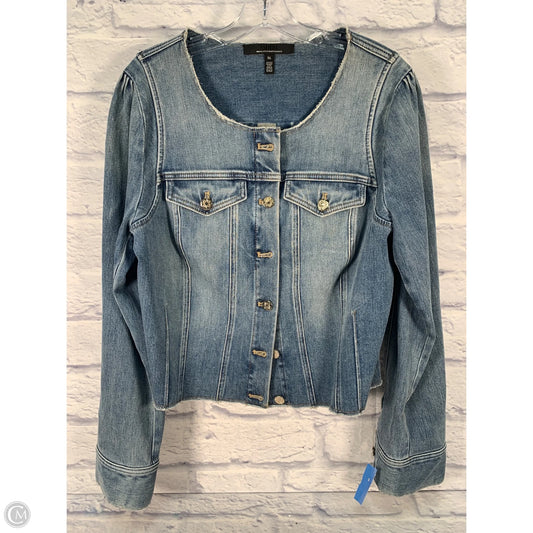 Jacket Denim By White House Black Market In Blue Denim, Size: Xl