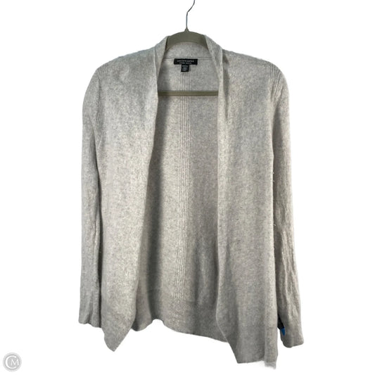 Sweater Cardigan Cashmere By Saks Fifth Avenue In Grey, Size: S