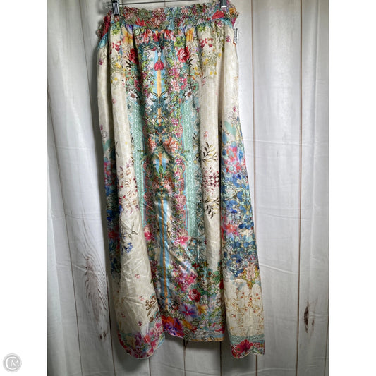Skirt Maxi By Johnny Was In Floral Print, Size: 16
