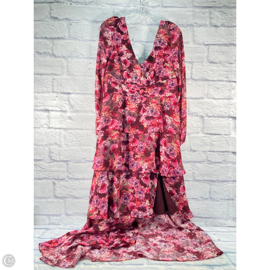 Dress Party Long By Lucy Paris In Floral Print, Size: L