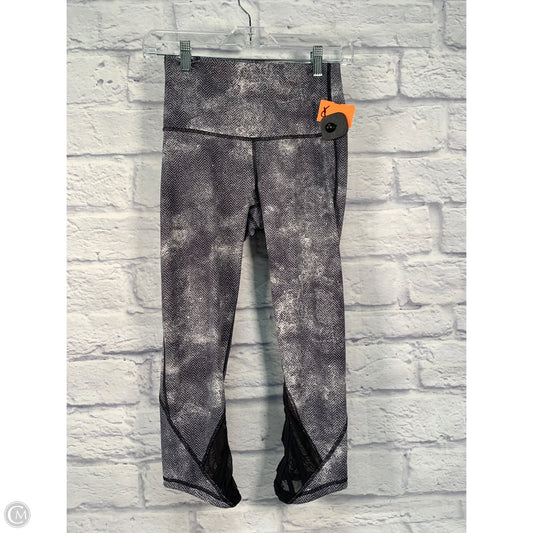 Athletic Leggings Capris By Lululemon In Grey, Size: S
