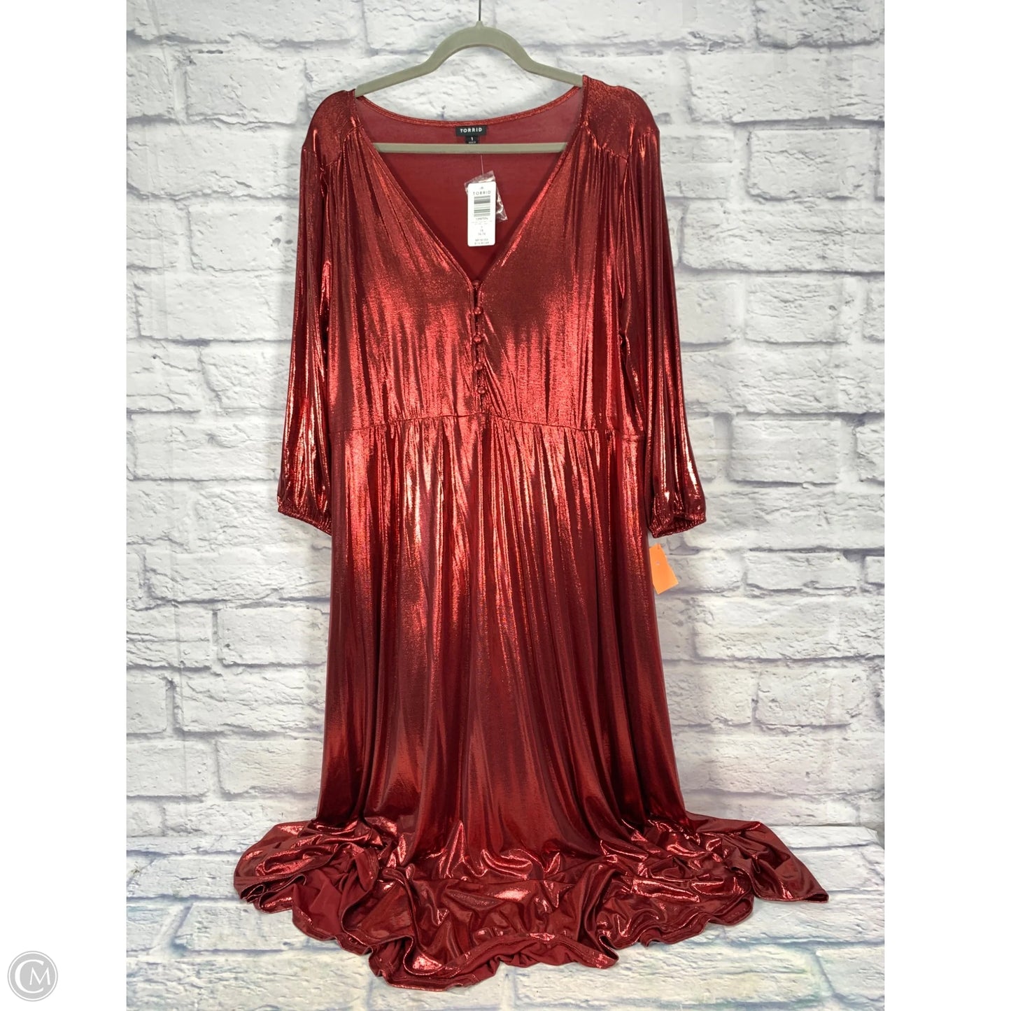 Dress Party Midi By Torrid In Red, Size: 1x – Clothes Mentor North Richland Hills TX #164