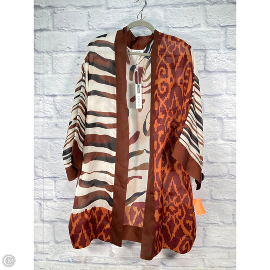 Cardigan By Chicos In Animal Print, Size: M