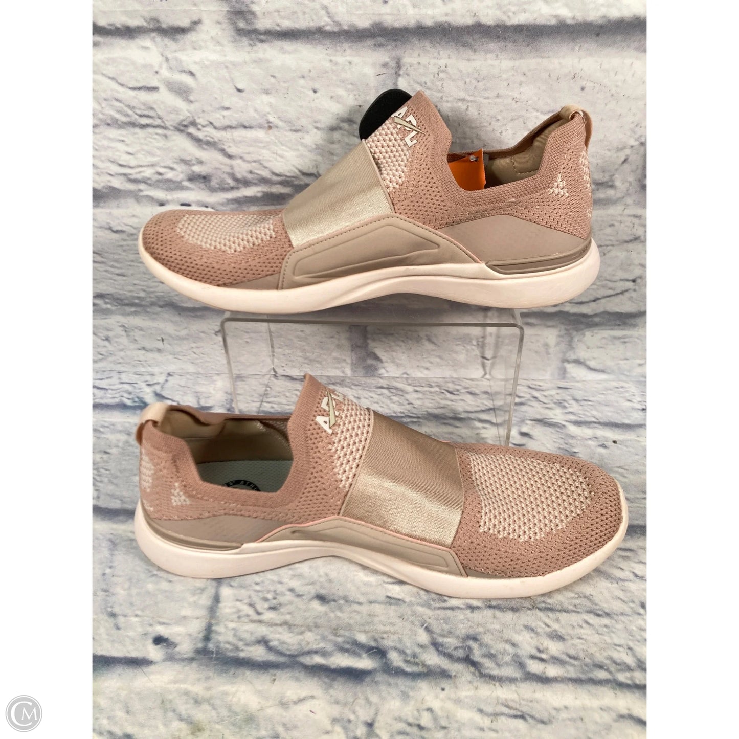 Shoes Designer By Apl In Pink, Size: 10