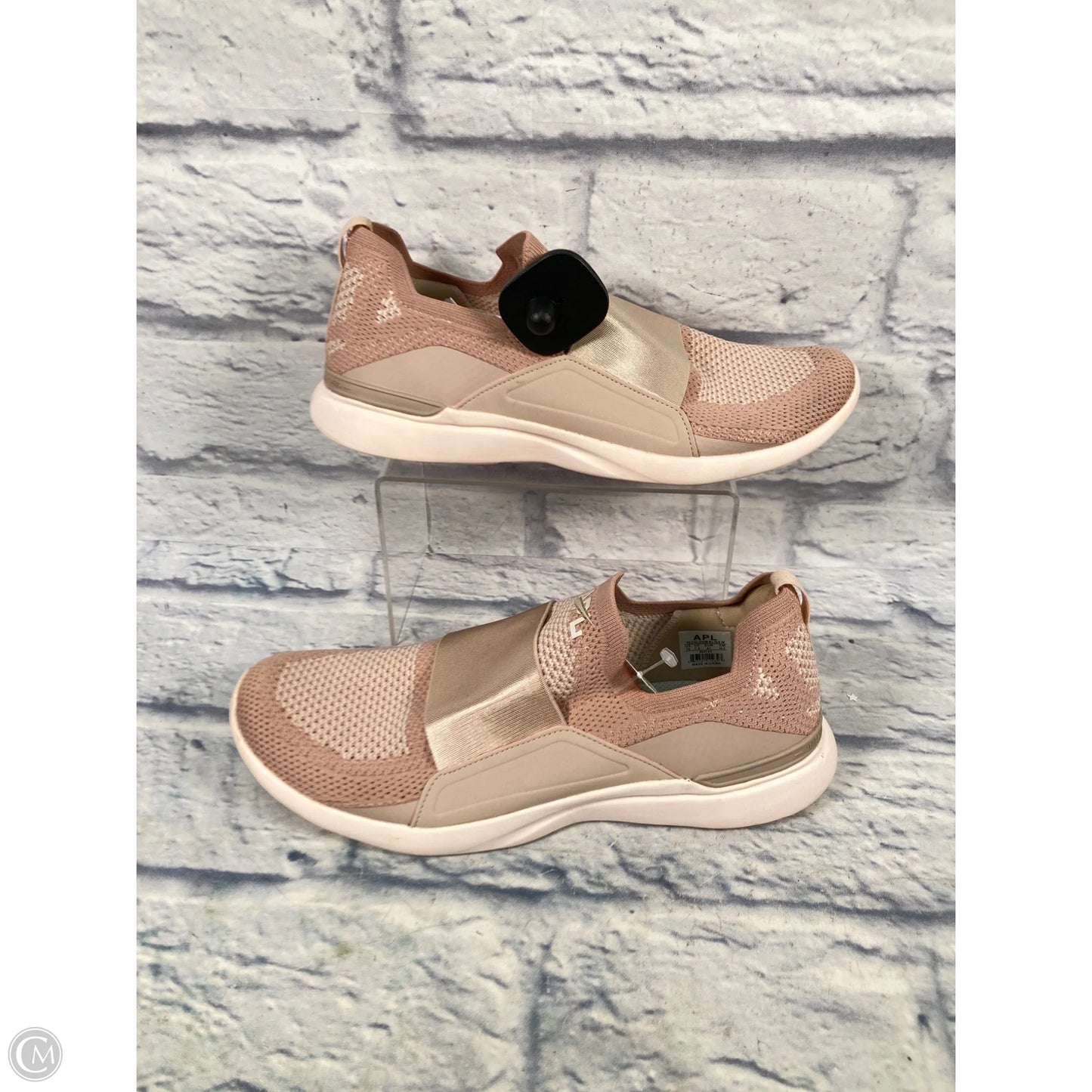 Shoes Designer By Apl In Pink, Size: 10