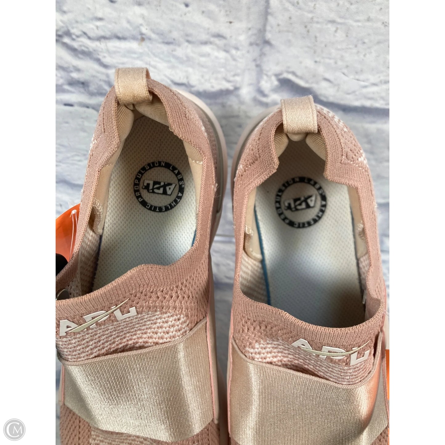 Shoes Designer By Apl In Pink, Size: 10