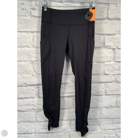 Athletic Leggings By Lululemon In Black, Size: S